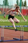 Womens under-20s 400 metres hurdles, North Eastern Champs, Gateshead Stadium. Photo: David T. Hewitson/Sports for All Pics